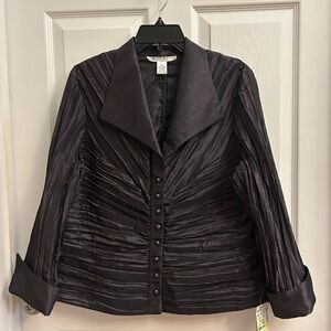 RAFAEL Deep Plum Textured Women's Jacket